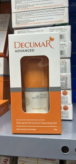 Gel rửa mặt dercumar advanced cleansing gel 50g