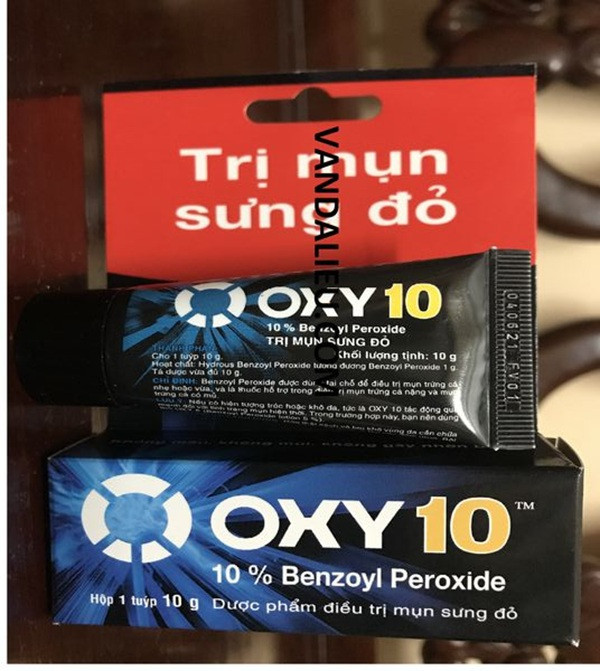 Kem điều trị mụn oxy10 10g.
