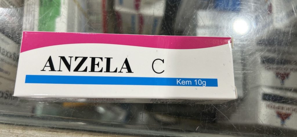 Kem bôi ngoài da anzela c 10g