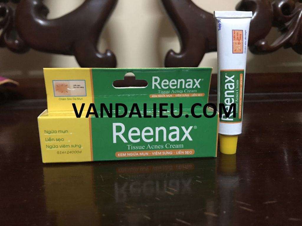 Reenax 5g. kem ngừa mụn, viêm sưng, liền sẹo.