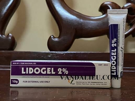 Lidogel 2% 10g. gel bôi gây tê bề mặt