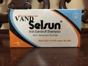 Dầu gội trị gàu , sạch gàu và hết ngứa da đầu selsun anti- dandruff shampoo with selenium sulfide ( hộp 60 gói x 5ml )