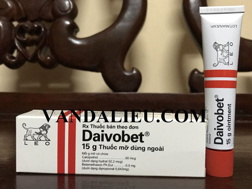 Daivobet ointment 15g. điều trị bước đầu bệnh vẩy nến mảng mạn tính thông thường.