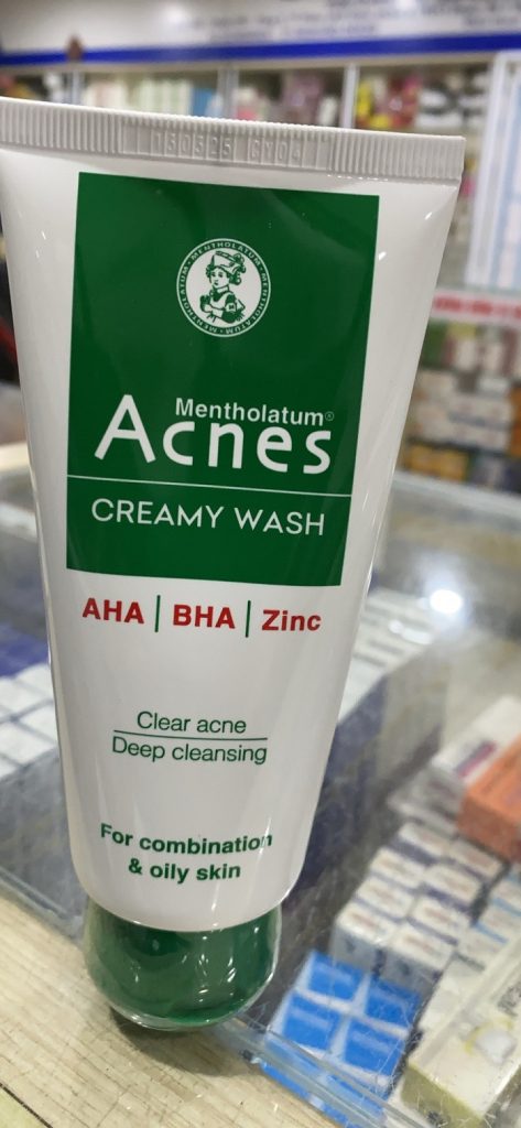 Kem rửa mặt acnes creamy wash 100g