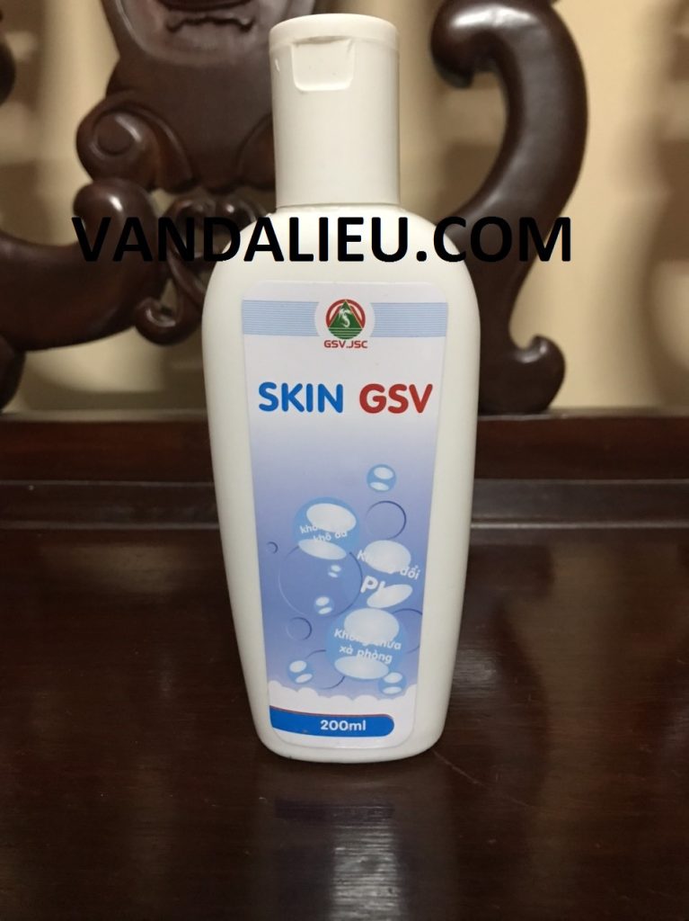 Sữa tắm , sữa rửa mặt skin gsv 200ml.