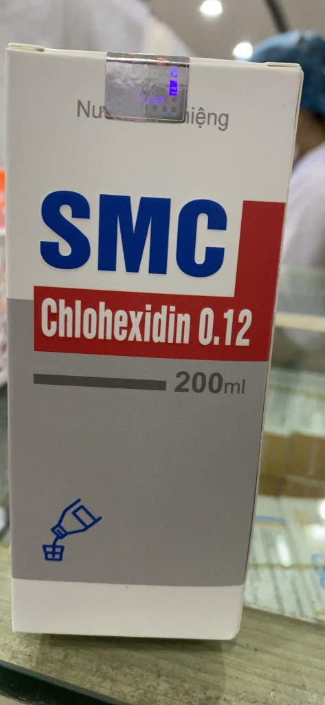Nước súc miệng smc chlohexidin 0.12 - 350ml