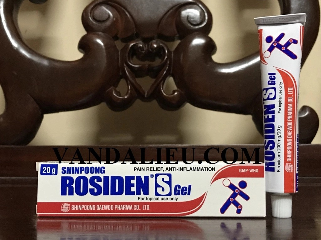 Rosiden s gel 20g. giảm đau và kháng viêm như viêm khớp dạng thấp, và viêm xương khớp...