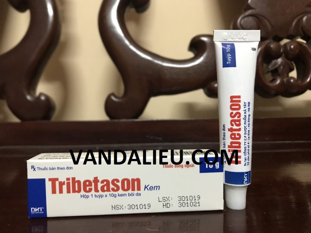 Tribetason cream 10g. điều trị  viêm da và dị ứng da, nấm ngoài da, bỏng nhẹ, vết muỗi, côn trùng đốt.