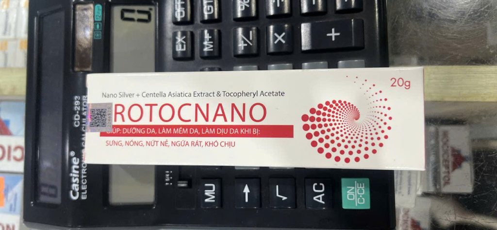 Kem bôi ngoài da rotocnano 20g