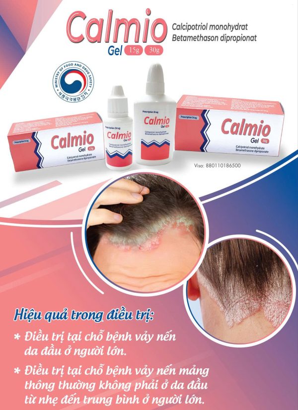 Kem bôi ngoài da calmio gel 15g