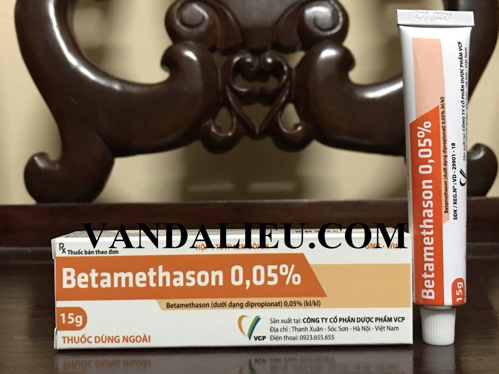 Kem bôi ngoài da betamethasone 0,05%-15g