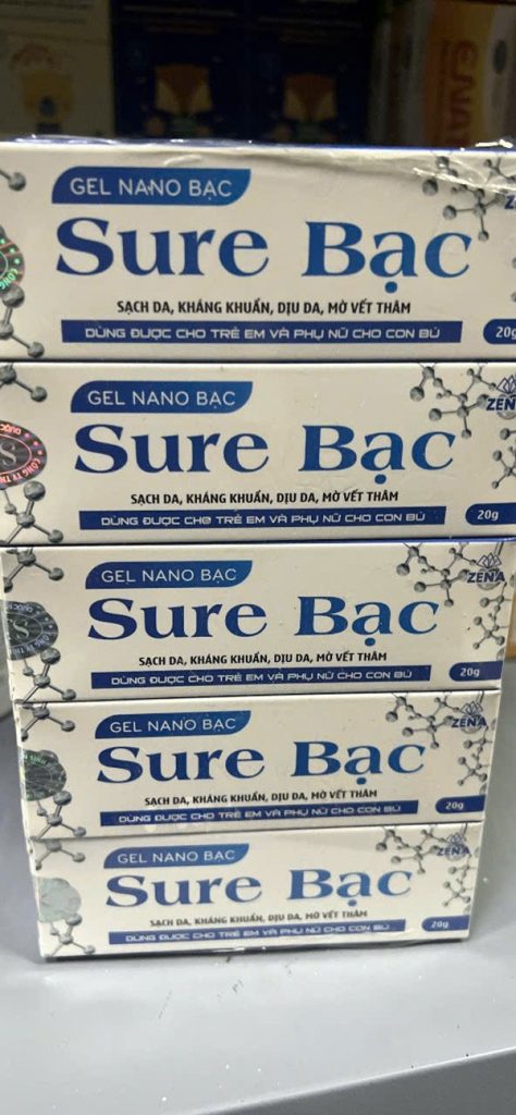 Kem làm sạch da sure bạc 20g
