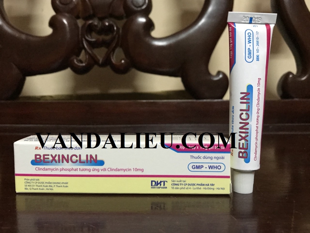 Thuốc bôi da bexinclin 15g hataphar điều trị tình trạng mụn trứng cá