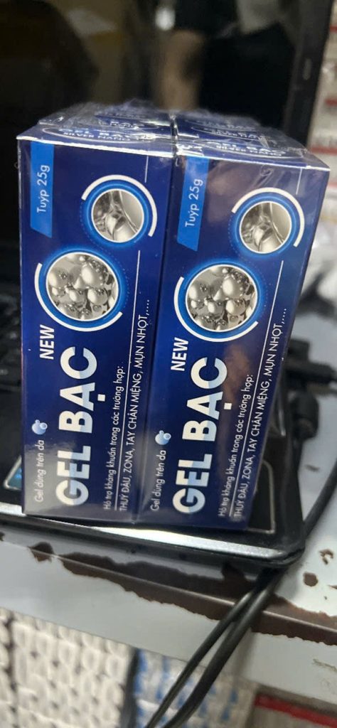 Gel bạc new 25g - giúp kháng khuẩn , tái tạo da, mờ sẹo