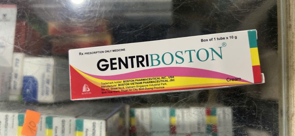 Kem bôi ngoài da gentriboston 10g