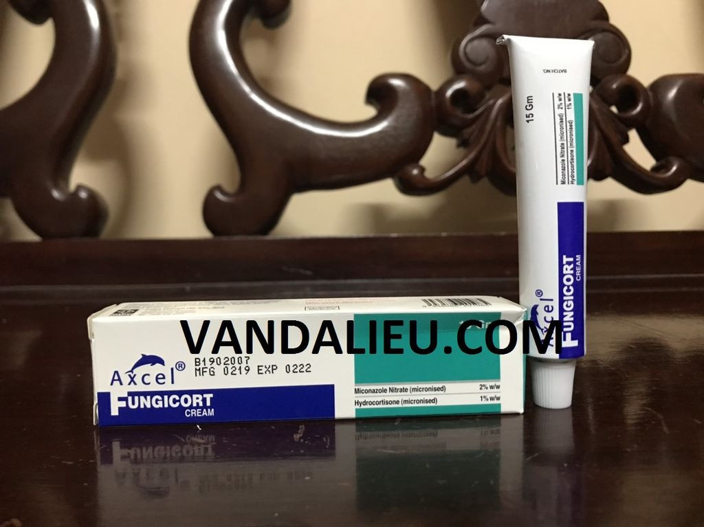 Axcel fungicort cream 15g. điều trị  viêm, dị ứng, nhiễm nấm.