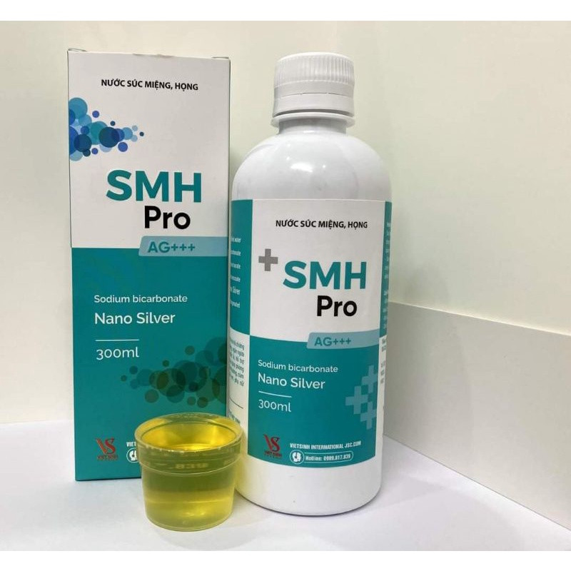 Súc họng nano bạc smh pro ag++300ml