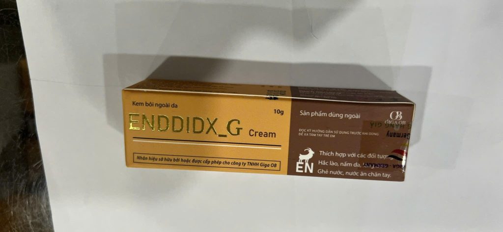 Kem bôi ngoài da enddidx_g 10g