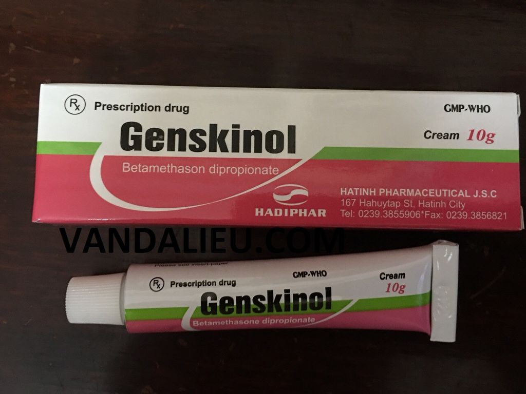 Kem bôi ngoài da genskinol cream 10g.