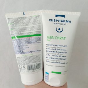 Isis pharma teen derm gel 150ml sữa rửa mặt giảm nhờn và ngăn ngừa mụn
