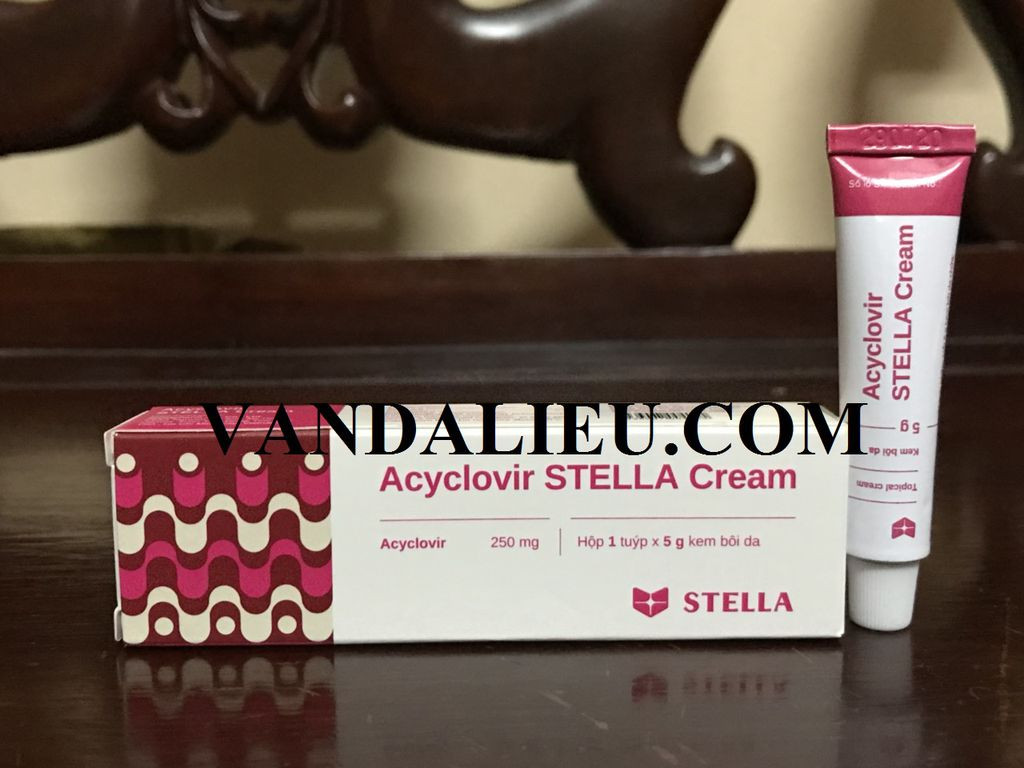 Kem bôi ngoài da acyclovir stella cream 5g