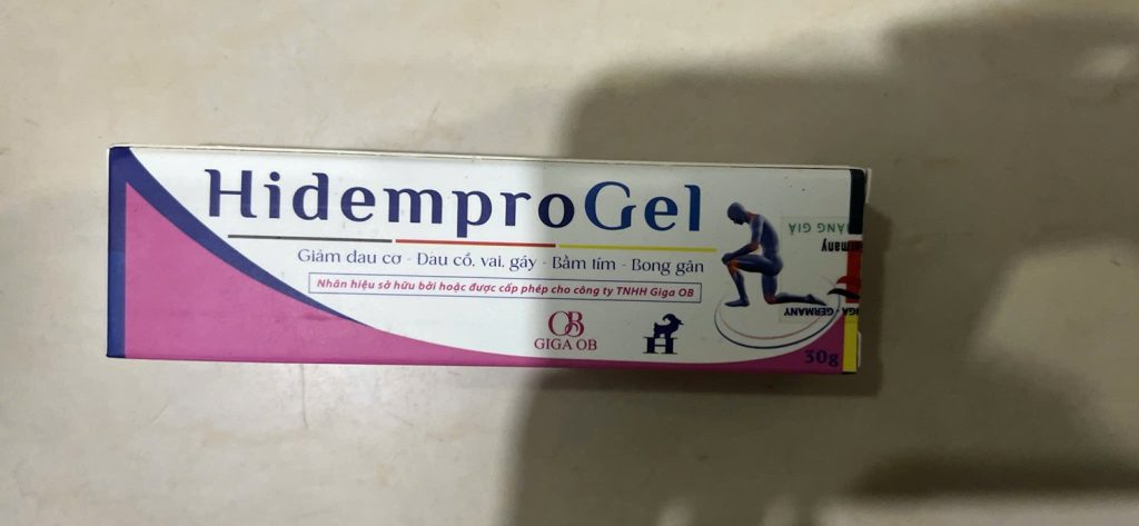 Kem bôi ngoài da hidemprogel 30g
