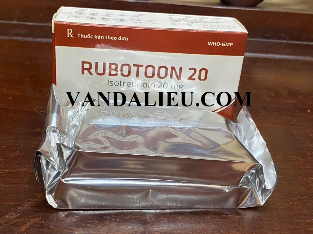 Viên uống điều trị mụn trứng cá rubotoon 20mg (h/30v)
