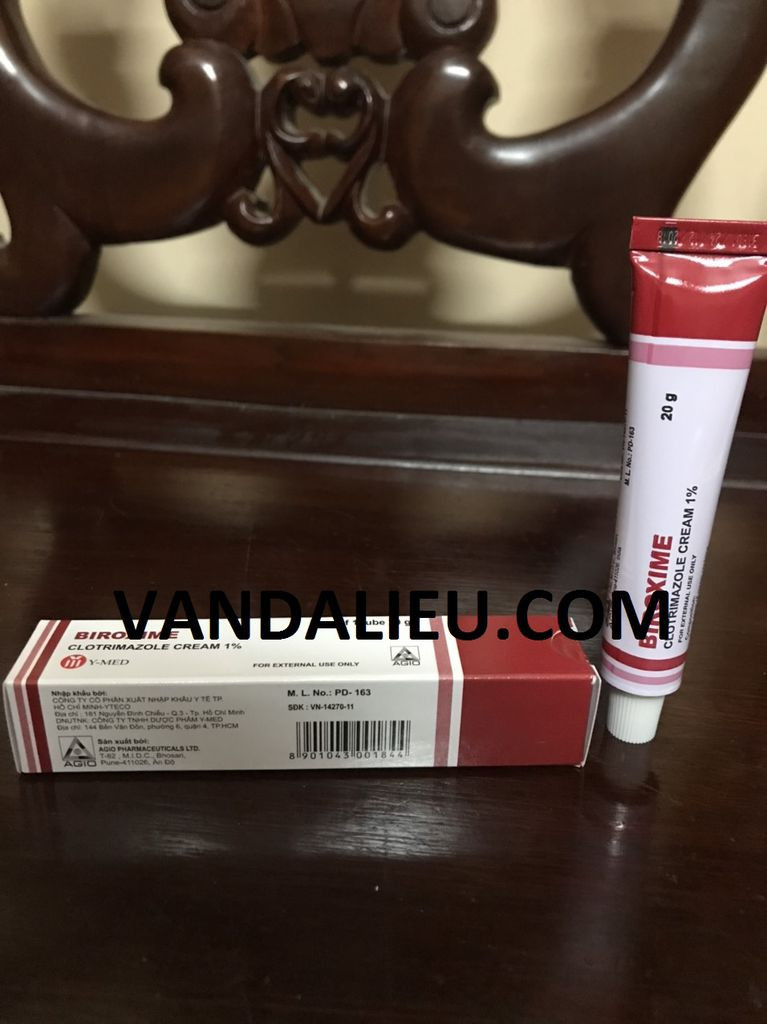 Kem bôi ngoài da biroxime cream 20g