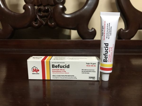 Kem bôi da befucid 15g điều trị viêm da chàm