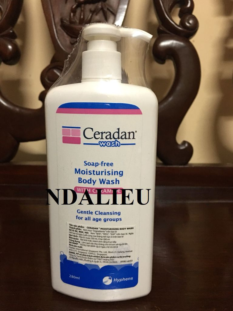 Sữa rửa mặt và tắm ceradan moisturising body wash 280ml