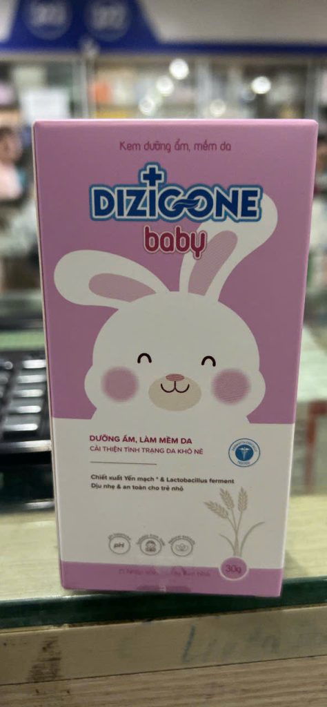 Kem dưỡng ẩm em bé dizigone baby 30g