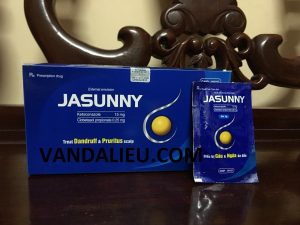 Nhũ tương điều trị gàu và ngứa da đầu - jasunny (hộp 50 gói x 5 g )
