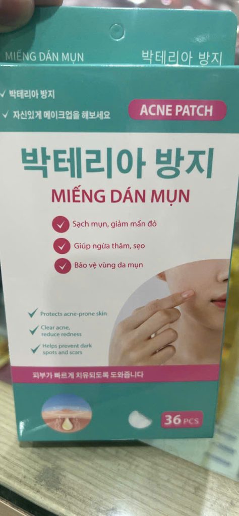 Miếng dán mụn acne patch- hộp 36 miếng
