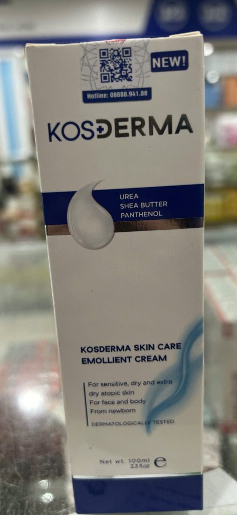 Kem dưỡng ẩm kosderma skin care emollient cream 100ml