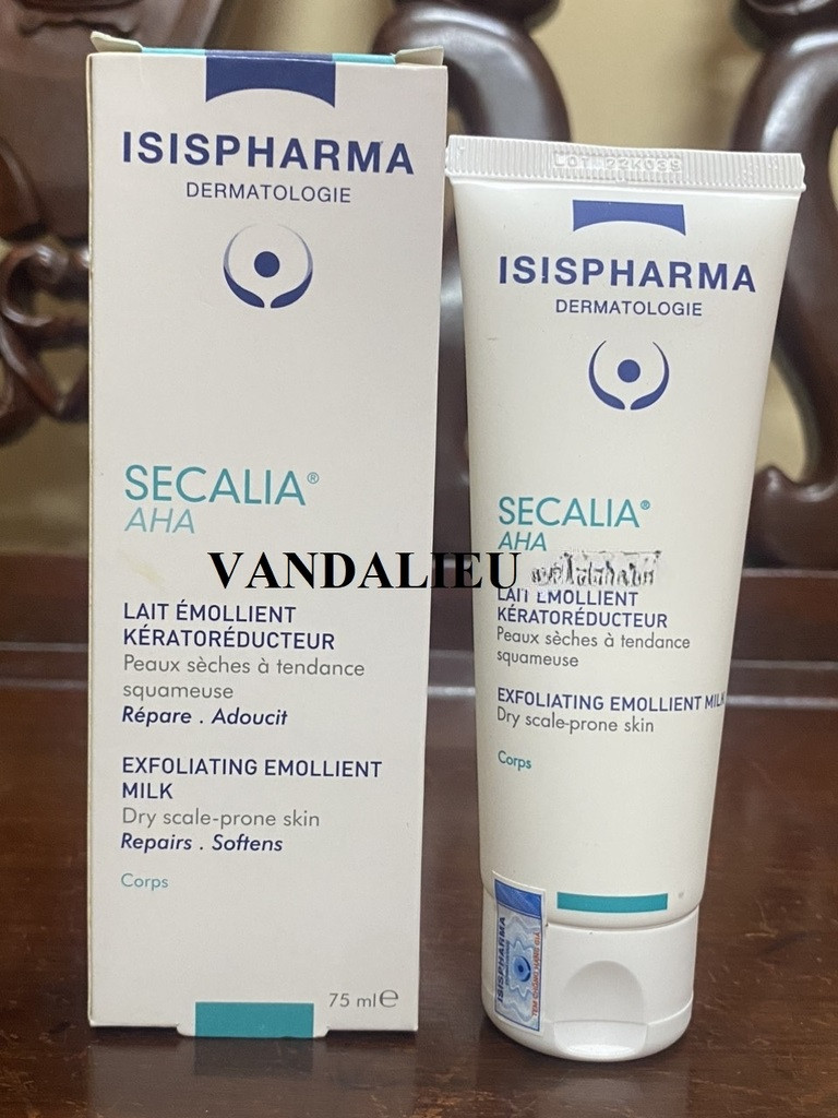 Secalia aha 75ml. kem điều trị khô da dày sừng.