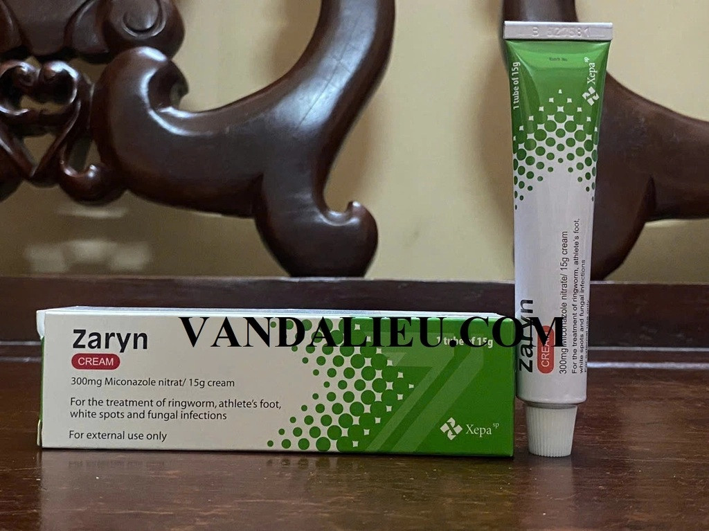Kem bôi ngoài da zaryn cream 15g