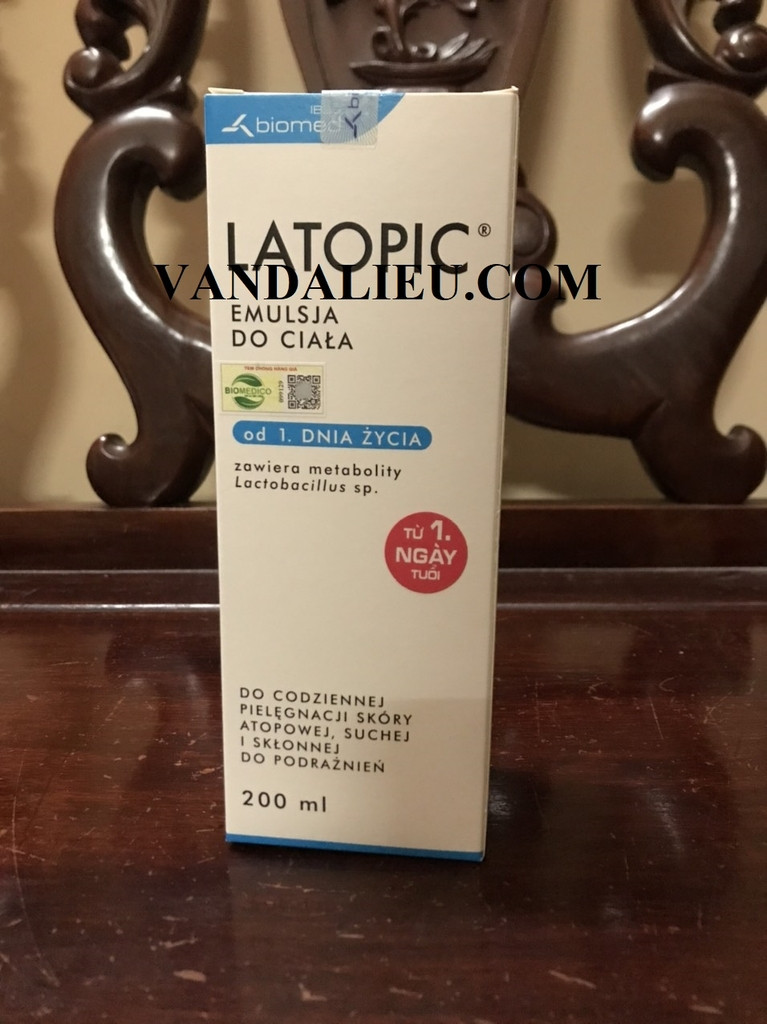 Nhũ tương dưỡng ẩm latopic body emulsion 200ml