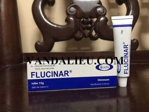 Flucinar 15g. điều trị viêm da tiết bã, viêm da dị ứng, ngứa dai dẳng, bệnh dày sừng