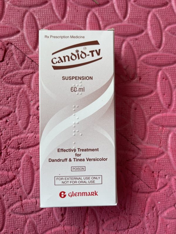 Dầu gội hỗ trợ giảm gàu nấm Candid - tv suspension 60ml.