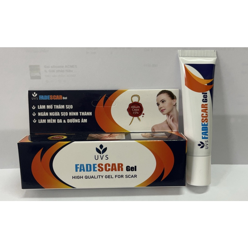 Gel ngăn ngừa sẹo hình thành fadescar gel 10g