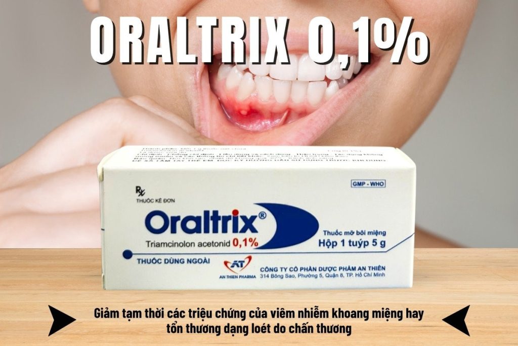 Kem bôi miệng oraltrix 0,1% 5g