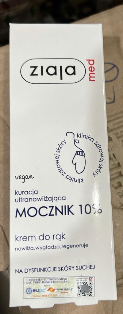 Kem mềm da ziaja med 10% urea cream 100ml