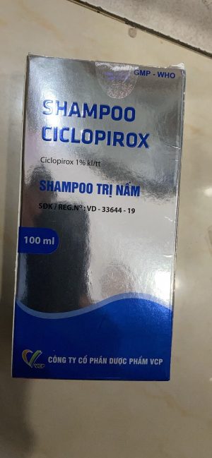 Dầu gội shampoo ciclopirox 100ml