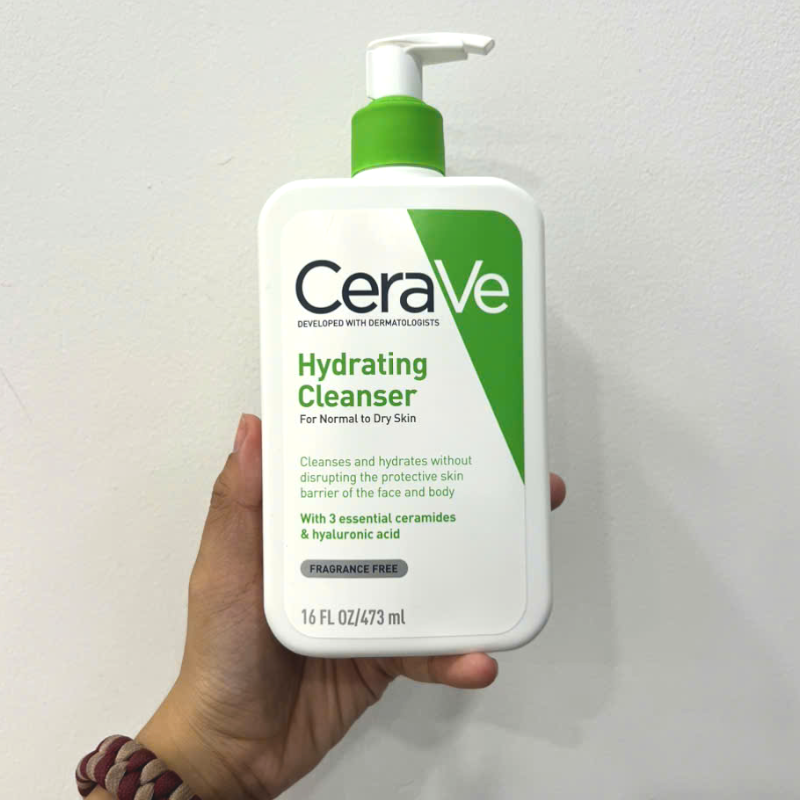 Sữa rửa mặt cerave hydrating cleanser 473ml