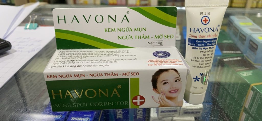 Havona plus 10g. kem ngừa mụn, ngừa thâm, mờ sẹo