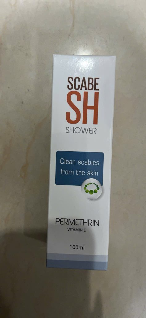 Sữa tắm gội scabe sh shower -100ml loại bỏ kí sinh trùng, chấy, ghẻ