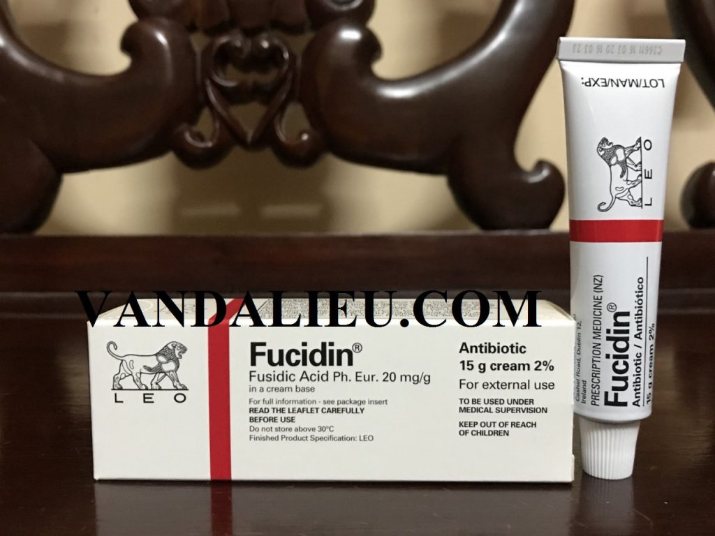 Fucidin cream 15g điều trị các nhiễm khuẩn tại chỗ do các chủng vi sinh vật nhạy cảm.
