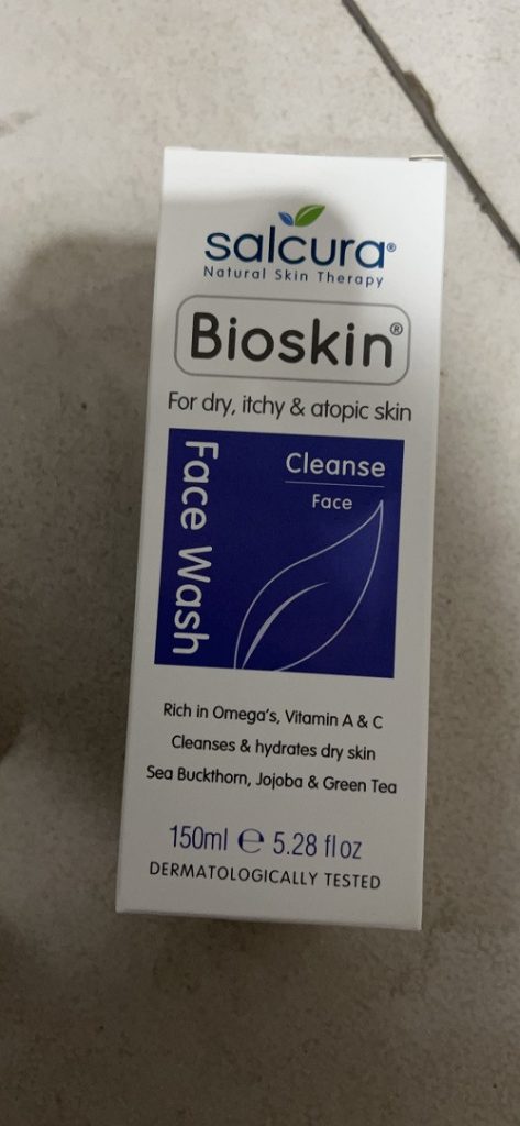 Gel rửa mặt salcura bioskin facewash tuýp 150ml