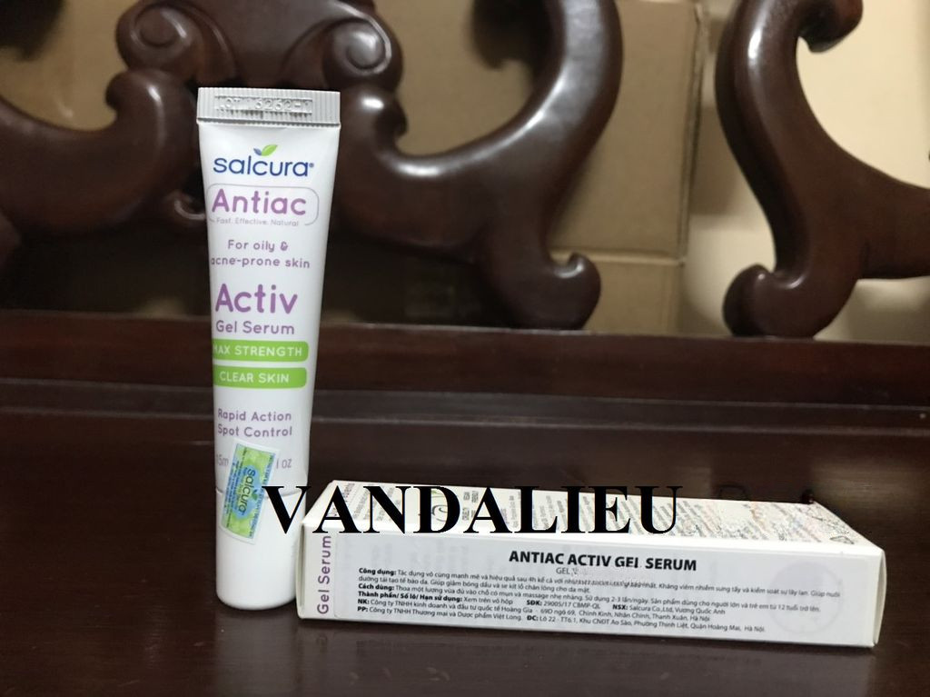Antiac activ gel serum 15ml gel điều trị mụn và viêm da