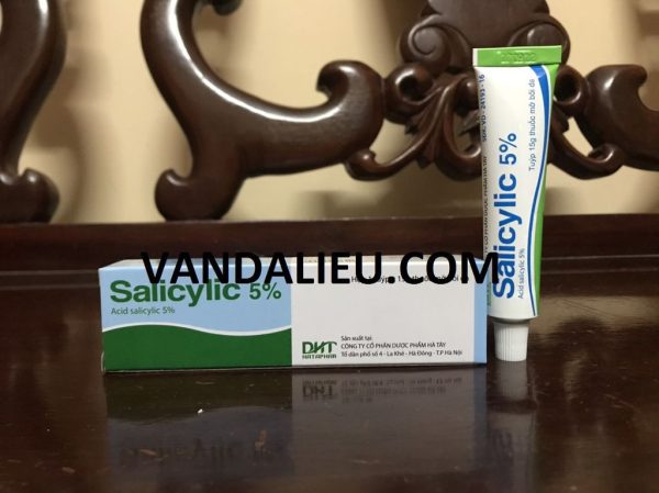 Kem bôi ngoài da salicylic 5% 15g.